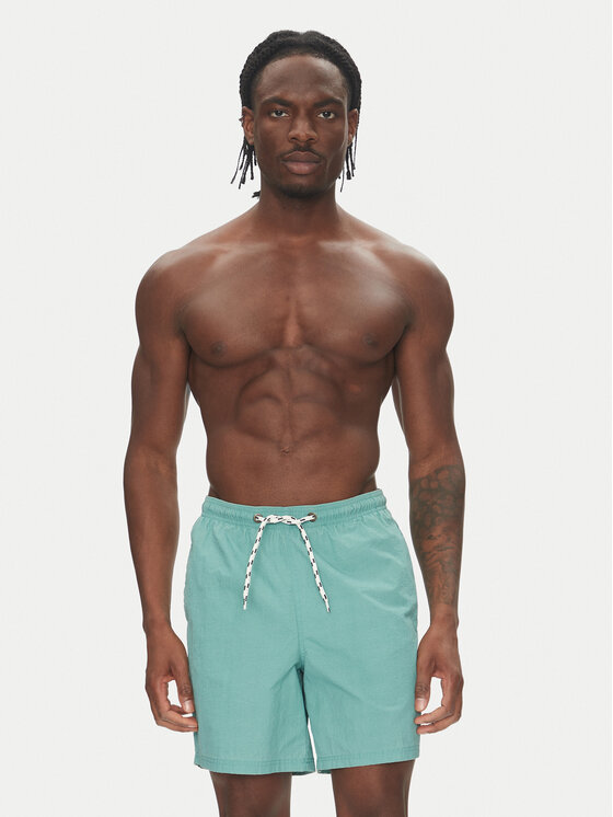 Blend Blend Szorty kąpielowe 20718324 Zielony Regular Fit