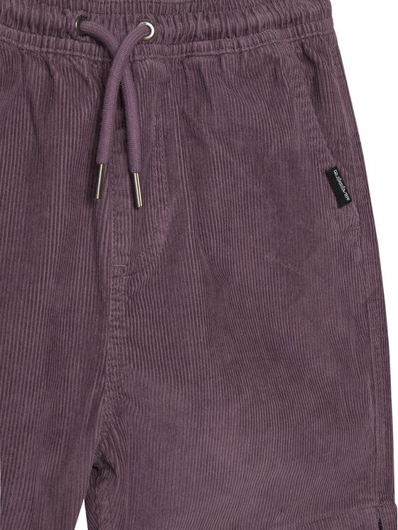 Quiksilver Quiksilver Medžiaginiai šortai Taxer Cord EQBWS03371 Violetinė Regular Fit
