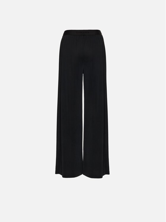 La Mania La Mania Spodnie dresowe BETH Czarny Basic Fit