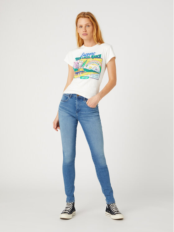 Wrangler Wrangler Джинси High Skinny 630 W27HCY37O 112332394 Голубий Skinny Fit