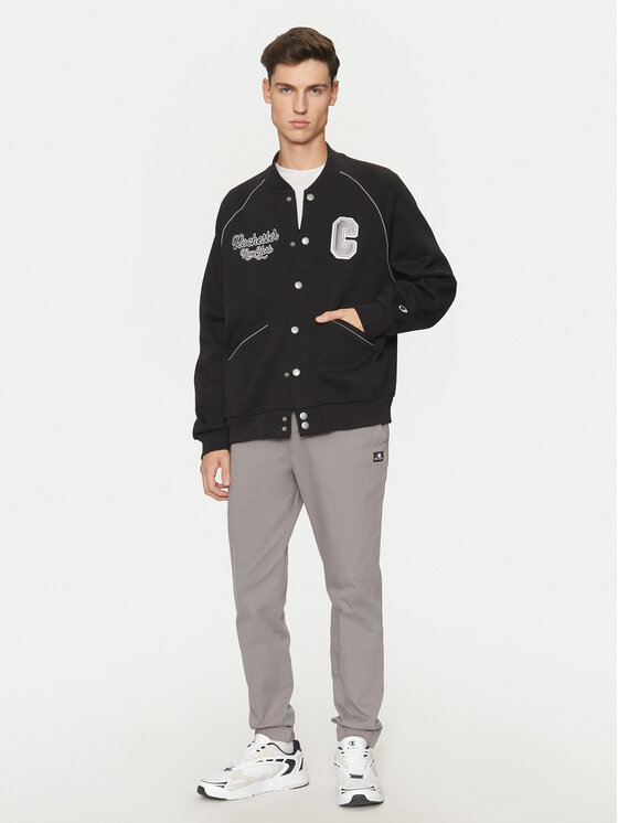 Champion Champion Majica dugih rukava 220443 Crna Loose Fit