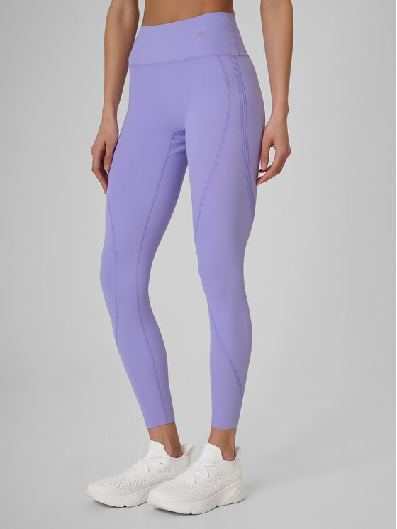 4F 4F Legginsy ACTIVE BY NATURE Fioletowy jasny Slim Fit