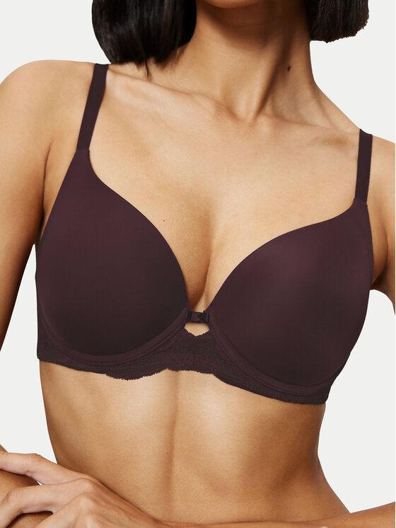 Triumph Triumph Nedrček s kostjo Amourette Charm 10214459 Bordo rdeča