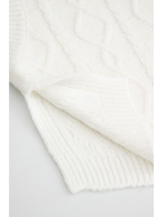 Coccodrillo Coccodrillo Sweter ZC5172801WGJ-003 Kremowy Regular Fit