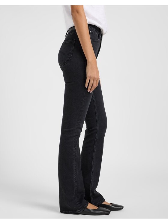 Lee Lee Jeansy Breese Boot Czarny Bootcut Fit