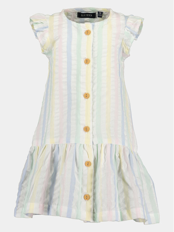 Blue Seven Blue Seven Лятна рокля 919047 X Цветен Regular Fit