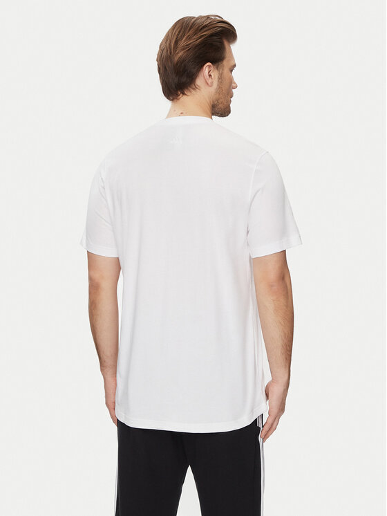 adidas adidas Tričko All SZN Graphic T-Shirt IC9821 Biela Loose Fit