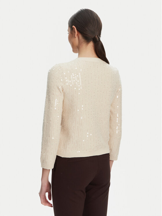 Marella Marella Cardigan Siena1 2523346094 Écru Regular Fit