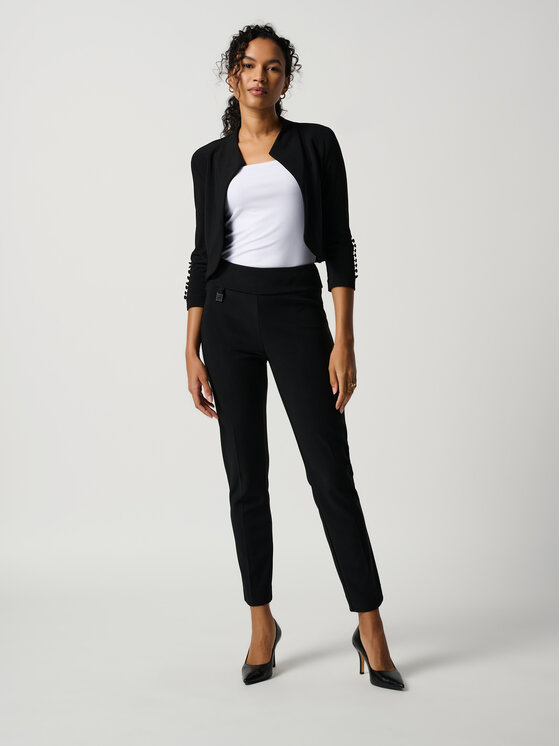Joseph Ribkoff Joseph Ribkoff Hlače iz tkanine 144092NOS Črna Slim Fit