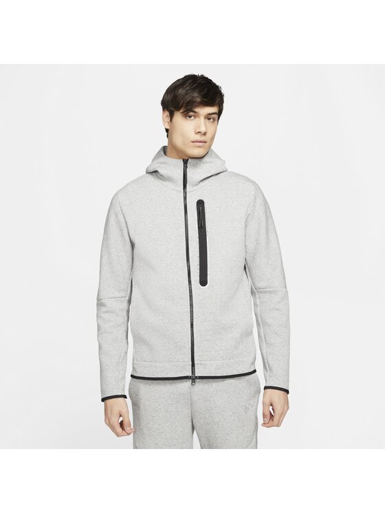 Nike Nike Felpa Tech Fleece Grigio Regular Fit