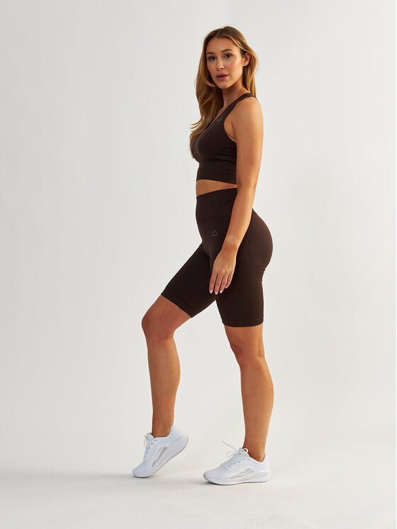 BeShaped BeShaped Szorty sportowe Modelujące Body Boost Brązowy Shaping Fit