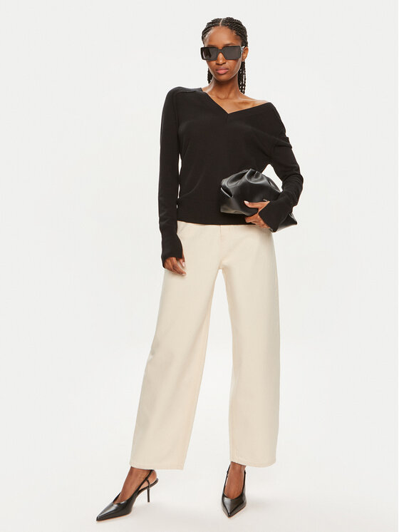 Calvin Klein Calvin Klein Teksad K20K207270 Ekrüüvärv Wide Leg