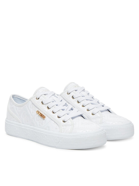 Guess Guess Sneakersy FLTJLV FAL12 Biały
