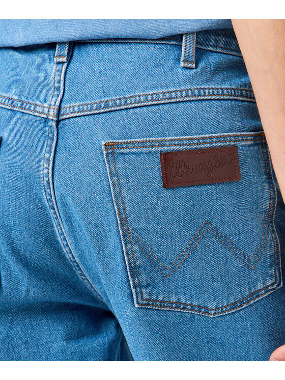Wrangler Wrangler Szorty jeansowe 112362350 Niebieski Regular Fit