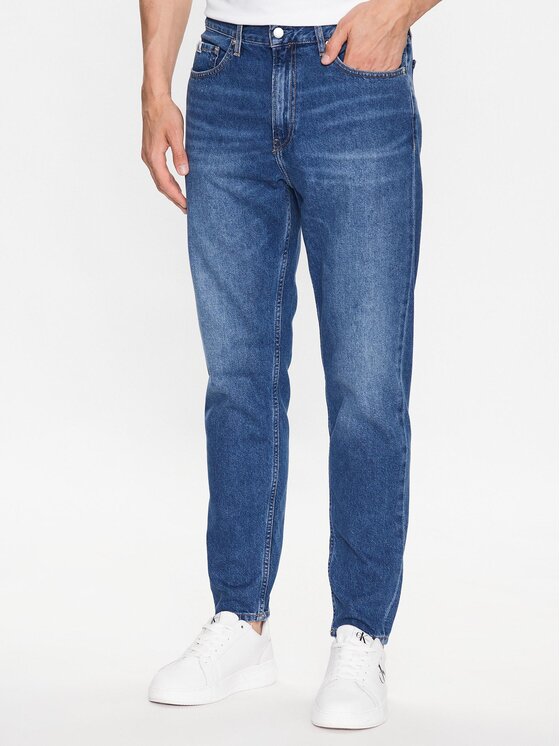 Pánské Jeansy Calvin Klein Jeans, Velikost:31/30, Barva: Tmavomodrá, J30J323353