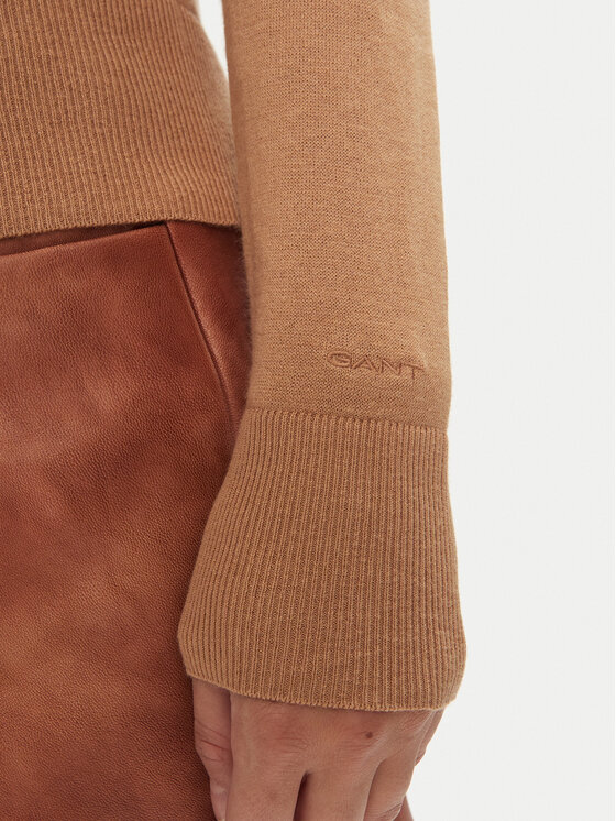 Gant Gant Kampsun 4803187 Beež Regular Fit