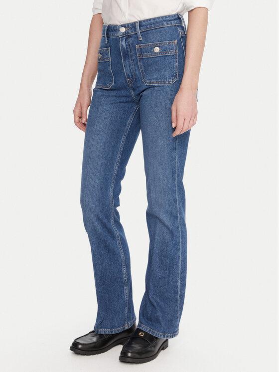 Tommy Hilfiger Tommy Hilfiger Jeansy WW0WW48255 Modrá Flare Fit