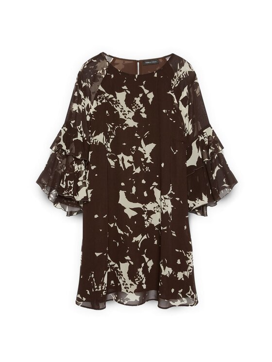 Fiorella Rubino Fiorella Rubino Vestito da giorno 7015T101857N0Z2 Marrone A-Line Fit
