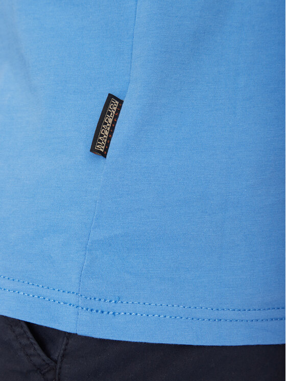 Napapijri Napapijri T-shirt Salis NP0A4H8D Blu Regular Fit