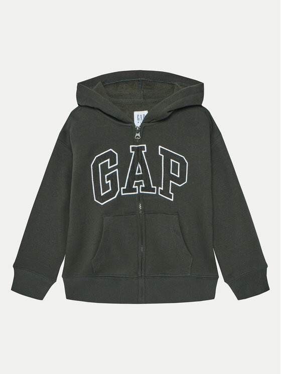 Gap Gap Bluză 645395-01 Verde Relaxed Fit