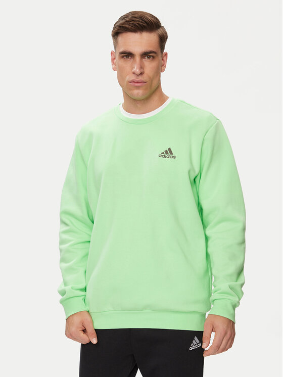 adidas Džemperis ar kapuci Essentials IN0326 Zaļš Regular Fit