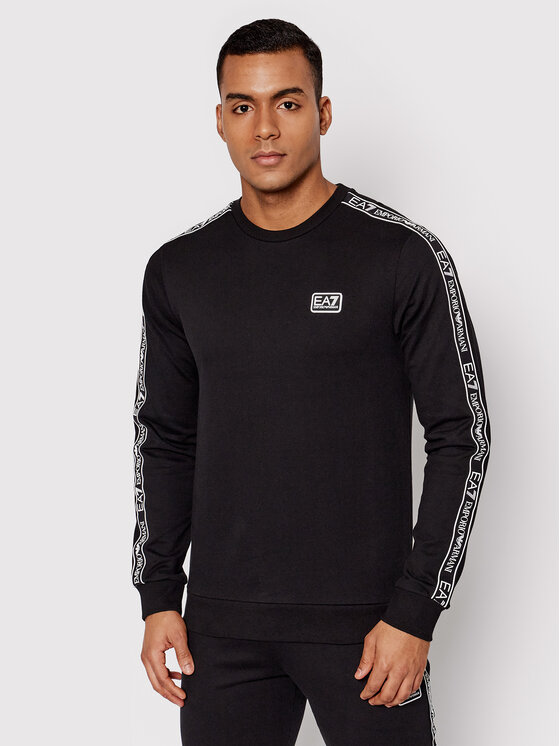 EA7 Emporio Armani Sweatshirt 3LPM39 PJ05Z 0200 Schwarz Regular Fit Modivo