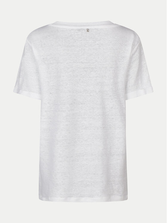 Marc Aurel Marc Aurel T-krekls 7551 7000 73730 Balts Regular Fit