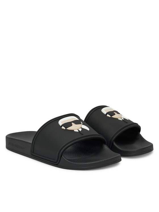 KARL LAGERFELD KARL LAGERFELD Παντόφλες Kondo 2.0 KL80905A Μαύρο