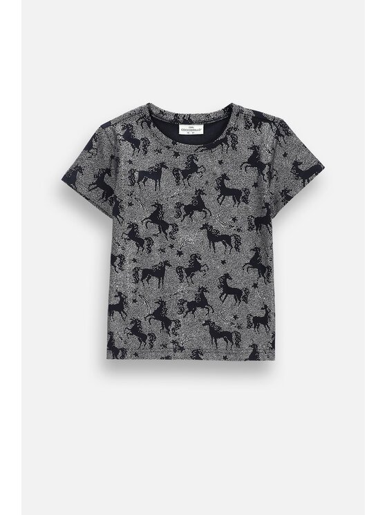 Coccodrillo Coccodrillo T-Shirt ZC6143224VGA-024 Srebrny Regular Fit