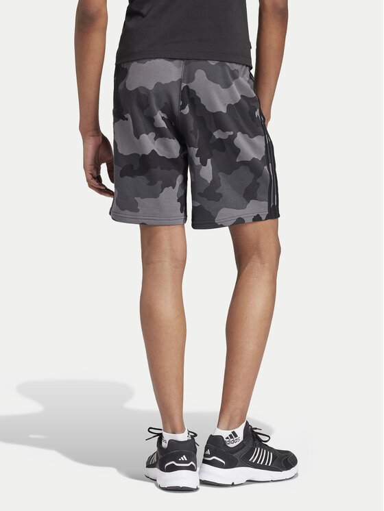 adidas adidas Športne kratke hlače Seasonal Essentials Camouflage IY6630 Siva Regular Fit