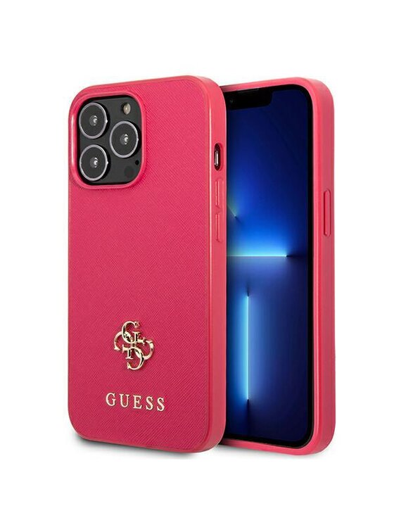 Etui na telefon Guess, Różowe, iPhone 13 Pro