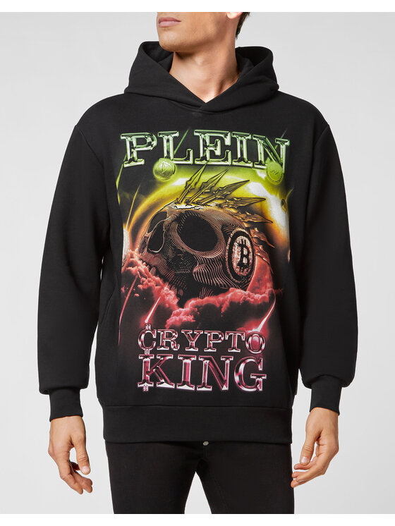 PHILIPP PLEIN PHILIPP PLEIN Bluza 5269 Czarny Regular Fit