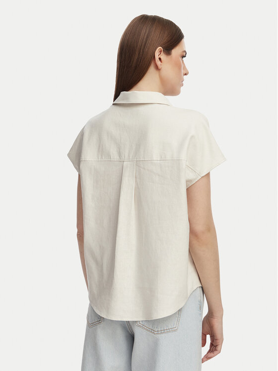 Calvin Klein Jeans Calvin Klein Jeans Košeľa Monogram LV04RC276G Svetlo béžová Slim Fit