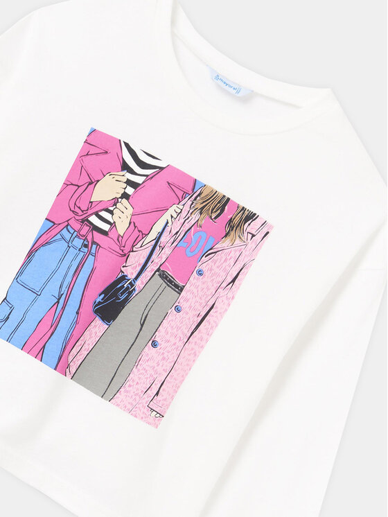 Mayoral Mayoral Bluse 7.056 Écru Regular Fit