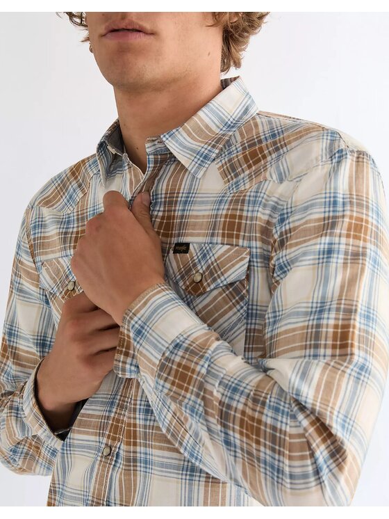 Wrangler Wrangler Koszula WESTERN SHIRT Kolorowy Regular Fit