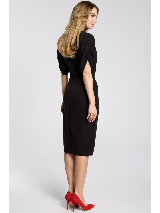 Made of Emotion Made of Emotion Koktejlové šaty M364 Čierna Girl Fit