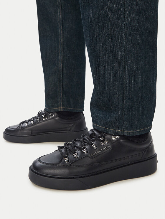KARL LAGERFELD Сникърси Flint II KL53323L Черен