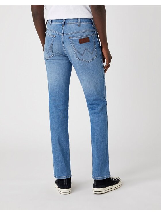 Wrangler Wrangler Jeansy TEXAS SLIM Niebieski Slim Fit