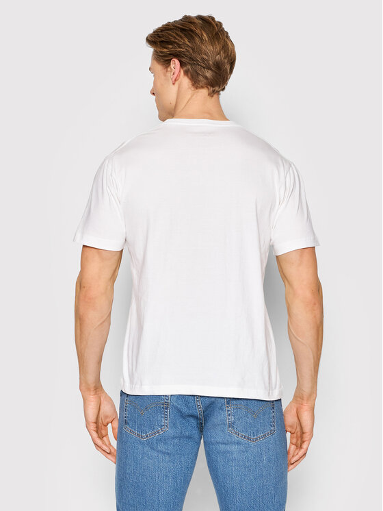 Pepe Jeans Pepe Jeans Σετ 2 T-Shirts Rocco PM503657 Λευκό Regular Fit
