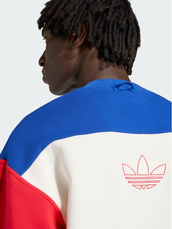 adidas adidas Bluza techniczna 165583 Niebieski jasny Loose Fit