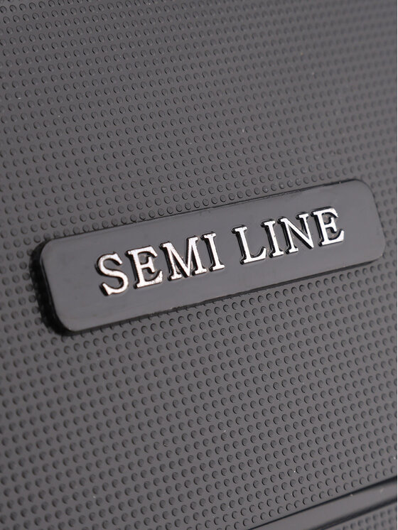 Semi Line Semi Line Mittlerer Koffer T5908-3 Schwarz