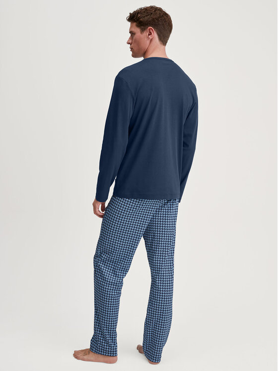 Calida Calida Piżama 46287 Granatowy Regular Fit