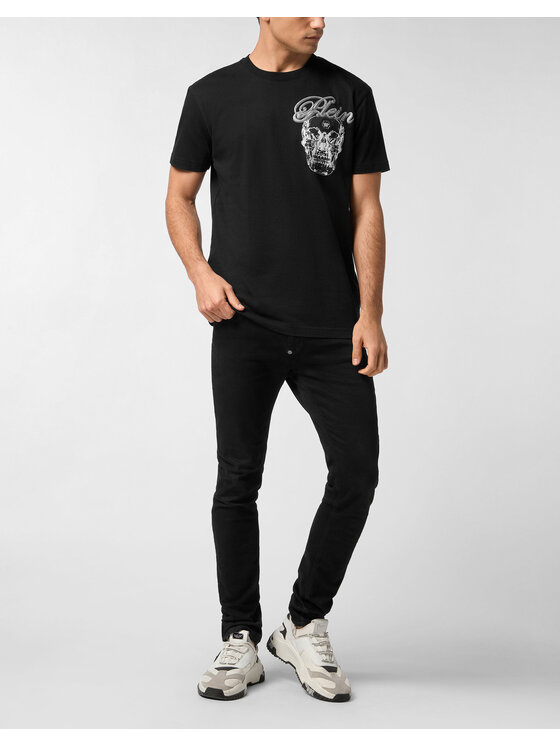 PHILIPP PLEIN PHILIPP PLEIN T-Shirt 27145 Czarny Regular Fit