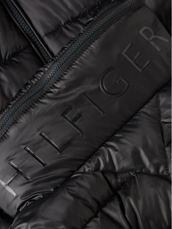 Tommy Hilfiger Tommy Hilfiger Žieminė striukė WW0WW39221 Juoda Regular Fit