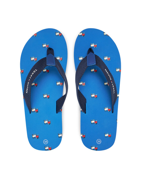 Tommy Hilfiger Tommy Hilfiger В'єтнамки T3X8-33909-0058A023 S Голубий
