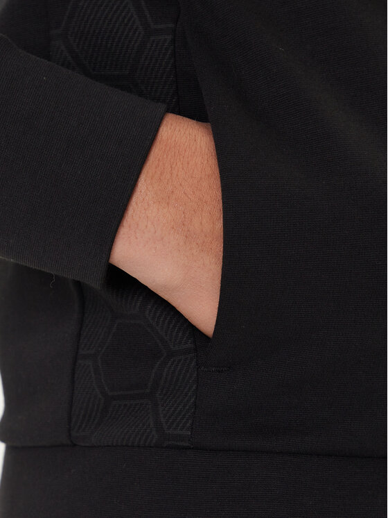 BOSS BOSS Pulóver Saggy Future 50545581 Fekete Relaxed Fit