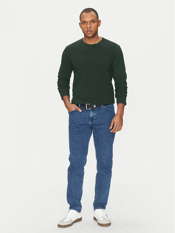BOSS BOSS Majica z dolgimi rokavi Tempesto 50520725 Zelena Regular Fit