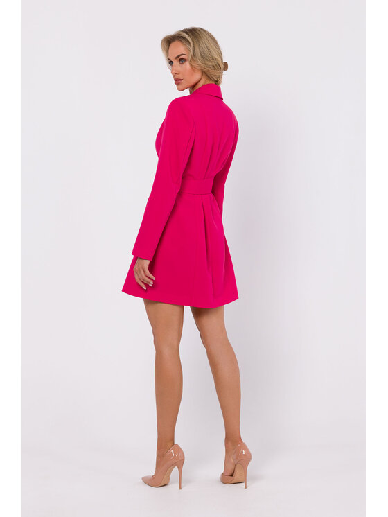 Made of Emotion Made of Emotion Každodenné šaty M749 Ružová Modern Fit