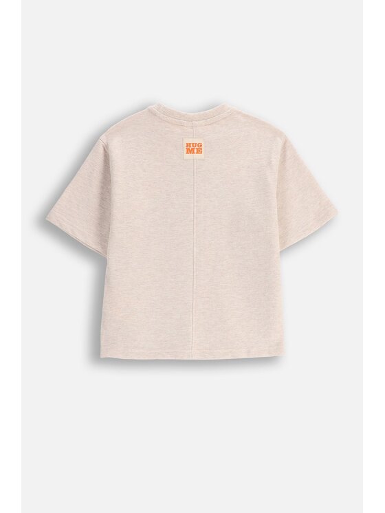 Coccodrillo Coccodrillo T-Shirt ZC5143201YBK-002 Béžová Regular Fit