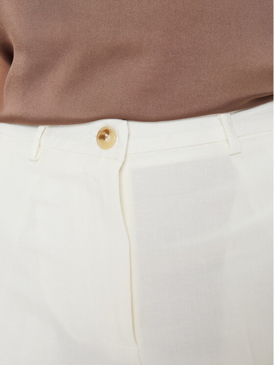 ViCOLO ViCOLO Kalhoty z materiálu TB1564 Écru Regular Fit